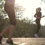 Woman Doing Morning Exercise